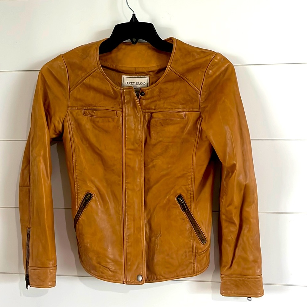 Lucky brand leather jacket